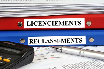 Dossiers licenciements et reclassements 