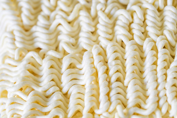 Abstract texture and pattern of instant noodles background