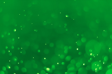 bokeh background green