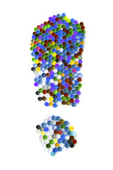 exclamation from the plastic caps