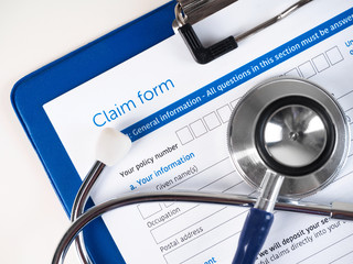 Health insurance claim form