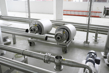 Pipework At Pumpstation