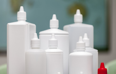 plastic products on table