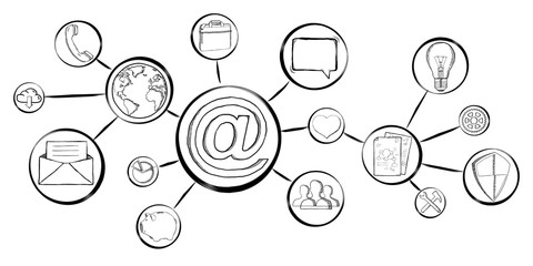 Hand-drawn multimedia sketch interface