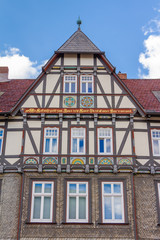 Fachwerkhaus in der Altstadt zu Goslar in Niedersachsen