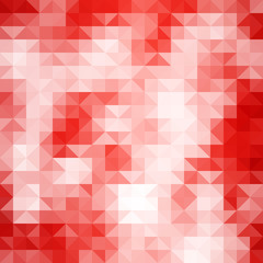 abstract background red with triangles mosaic