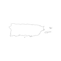 Puerto Rico map