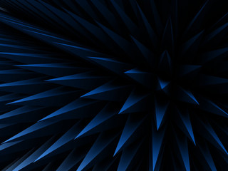 Abstract Poligon Chaotic Blue Background