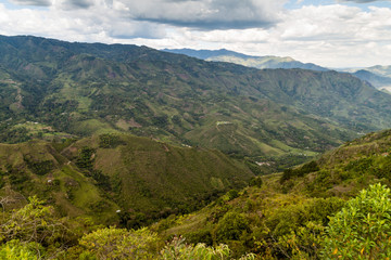 Tierradentro valley in Cauca region of Colombia