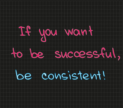 If you want to be successful