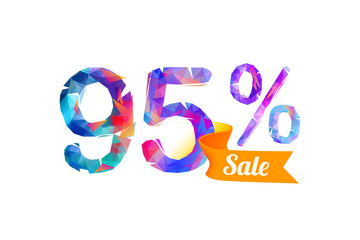95 (ninety five) percents sale