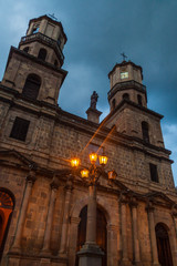 Santa Cruz cathedral in San Gil, Colombia