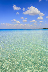 The most beautiful sand beaches of Apulia:Porto Cesareo marine,Salento coast.ITALY (Lecce).It's marine protected areas thanks to the high biological value of its very rich and varied marine community.