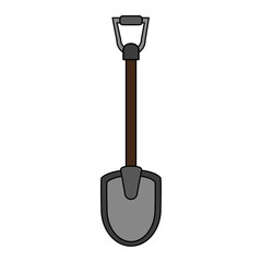 Shovel vector illustration