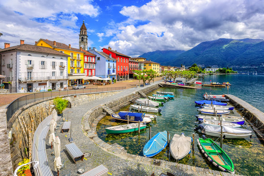 Ascona old town, Lago Maggiore, Switzerland