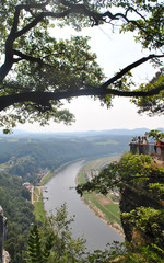 Bastei overview over Elben