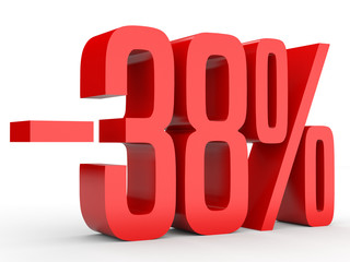 Minus thirty eight percent. Discount 38 %.