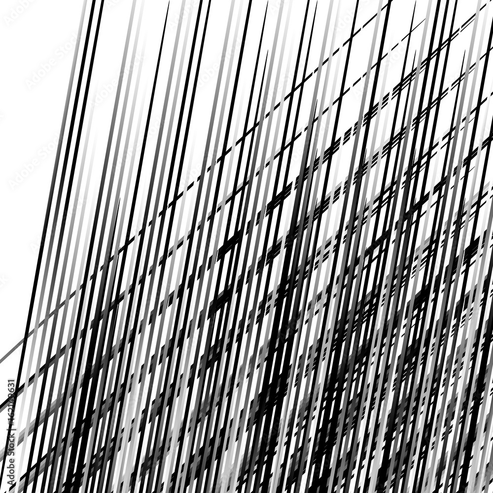 Aufkleber Grid, mesh of lines. Abstract geometric pattern