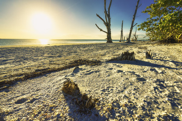 Sonnenuntergang am Loverskey