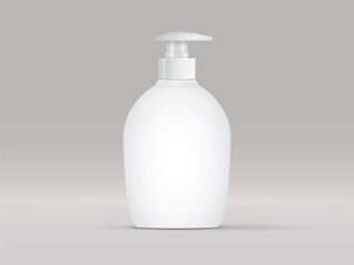 jar with liquid soap for your logo and design