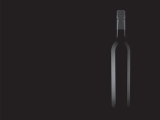 wine for your design and logo Mock Up