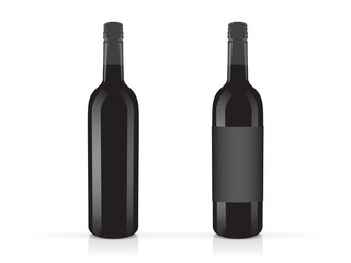 wine for your design and logo Mock Up