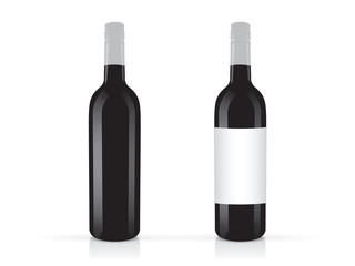 wine for your design and logo Mock Up