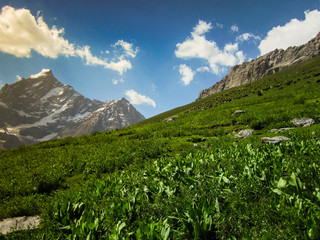 Beautiful landscape of the Fann Mountains, Tajikistan