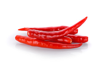 Naklejka premium chili pepper isolated on a white background