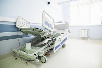Light corridor of a modern hospital