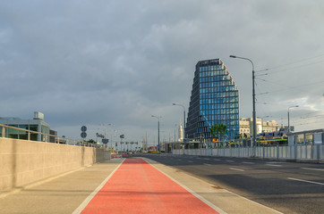 MODERN CITY - Landscape of infrastructure and development of a large city of Poznan
