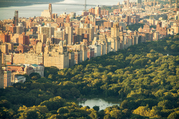 Fototapeta premium New York skyline with Central Park, United States