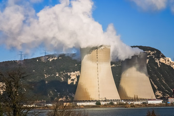 Big polluting factory