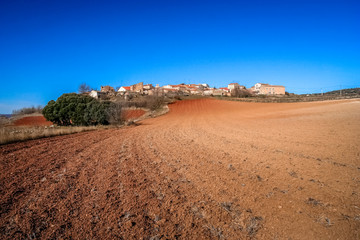 Spanish countryside in early spring