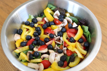 Closeup Summer Salad