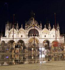 Fototapeta na wymiar Piazza San Marco at Night
