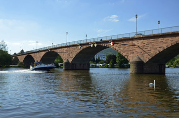 Fototapeta na wymiar Mainbrücke in Miltenberg
