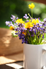 wild flowers in vase