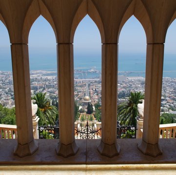 wiszące ogrody Bahai