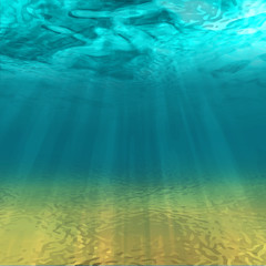 Fototapeta na wymiar Underwater background, vector