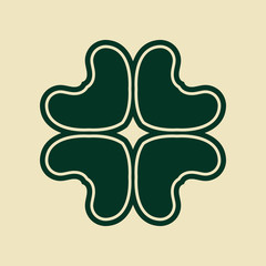 Vintage abstract ornamental logo. Element for design