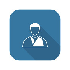 Orthopedics Icon. Flat Design.