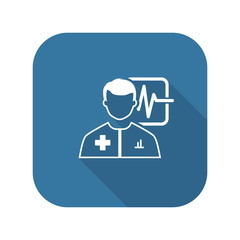 Doctor Consultation and Medical Services Icon.