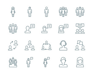 People vector icons