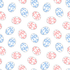 Easter Egg Seamless Pattern Vector
