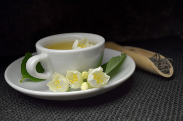 jasmine tea fresh flowers