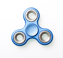 metal spinner on a white background