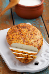 Lithuanian fried cheese