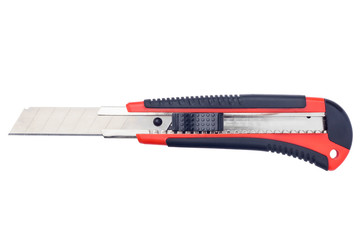 Clerical knife, clipping path, isolated on white background, isolated