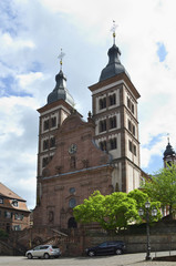 Fototapeta na wymiar Klosterkirche Amorbach